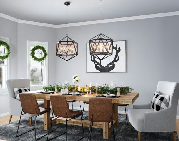 black and white dining table and chairs